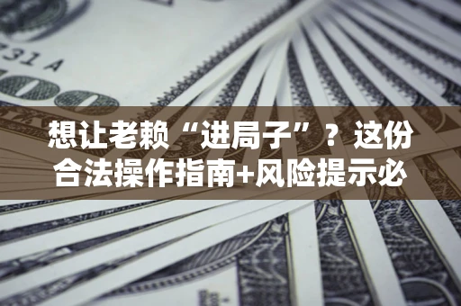 北京想让老赖“进局子”?这份合法操作指南+风险提示必须看! 北京想让老赖“进局子”?这份合法操作指南+风险提示必须看!