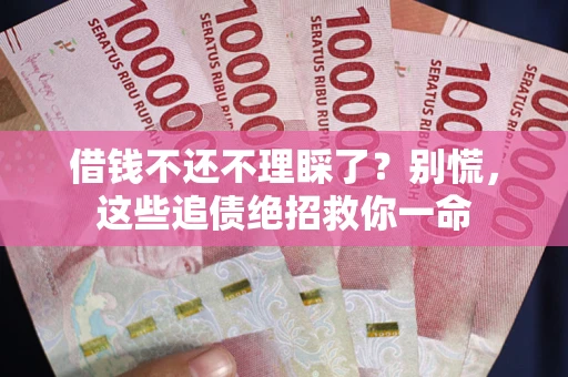 北京借钱不还不理睬了?别慌,这些追债绝招救你一命 北京借钱不还不理睬了?别慌,这些追债绝招救你一命