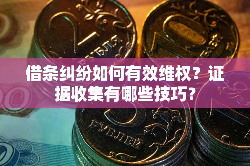 北京借条纠纷如何有效维权?证据收集有哪些技巧? 北京借条纠纷如何有效维权?证据收集有哪些技巧?